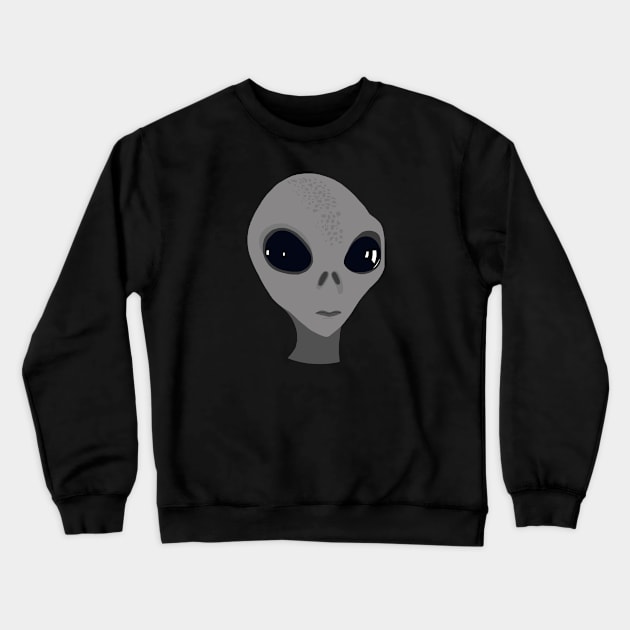 Alien Crewneck Sweatshirt by ElviaMontemayor